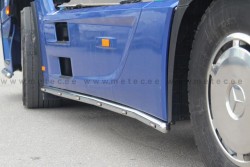 Stainless steel side bars with LED, Mercedes-Benz Actros MP4 2011 - 