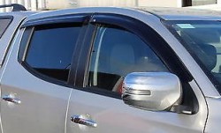 Window visors Mitsubishi L200 / Fiat Fullback 2015 - 