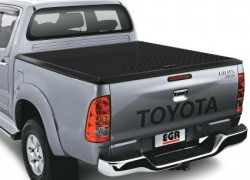 Aliuminium tonneau EGR Toyota Hilux DC (black) 