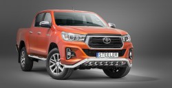 Low spoiler bar with axle-bar Toyota Hilux 2018- 