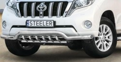 Low spoiler bar with axle-bar Toyota LC150 2013- 