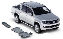 Aluminium 4 mm skid plates kit VW Amarok V6 2016- 